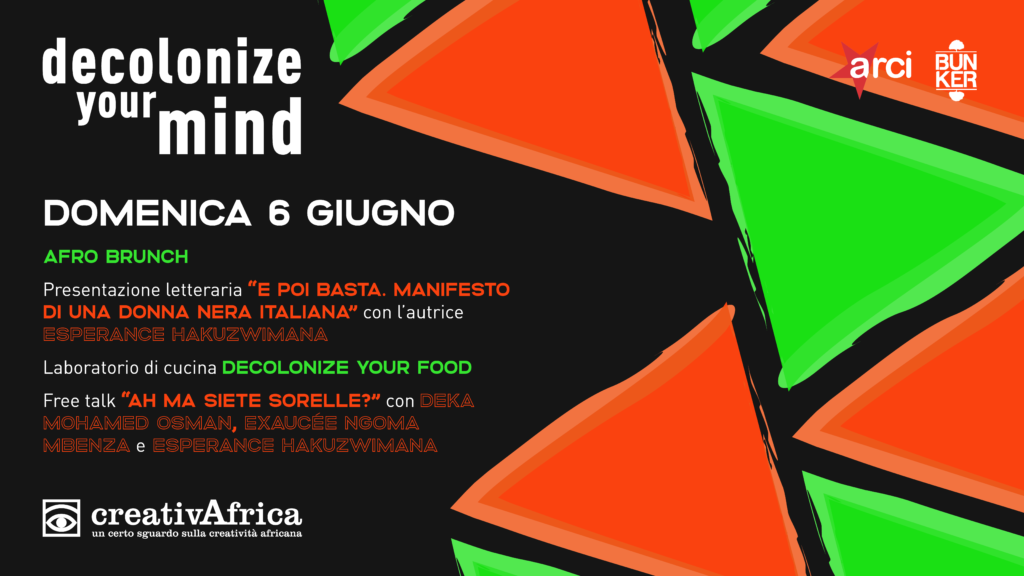 Read more about the article Reading // free talk // afro brunch // laboratorio di cucina decolonize your food